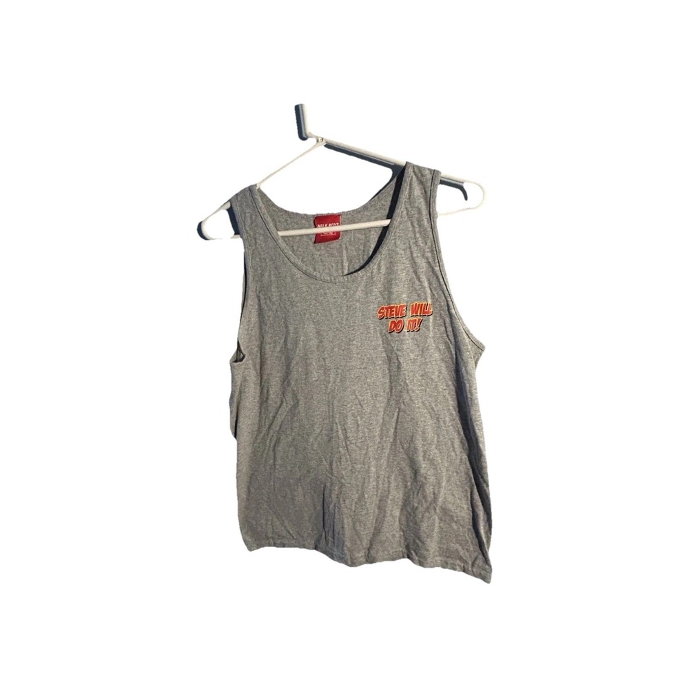 Nelk Boys Will Do It Tank Top Muscle Grey Size Medium For Workout Beach Casual 3